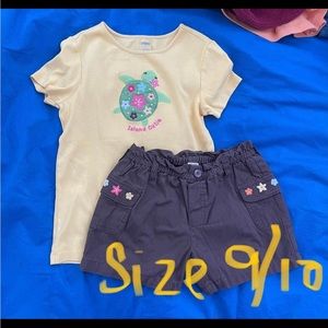 Gymboree short/shirt set